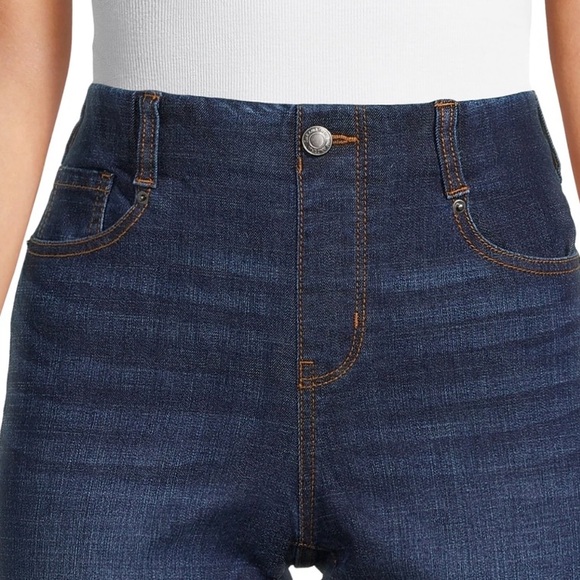2 pairs XL - NWT Pull on Denim Capri for Women from Time and Tru - Picture 3 of 8